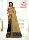 Kalista Twinkle 3 Latest Designer Party Wear Vichitra Silk Saree Collection  